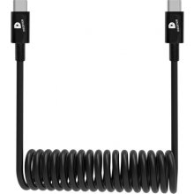DEQSTER SPIRAL CHARGING CABLE USB-C TO USB-C...