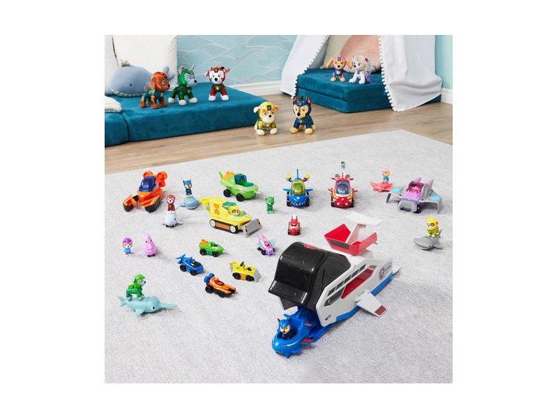  Paw Patrol, Aqua Pups Coral and Seahorse Action Figures Set,  Kids Toys for Ages 3 and up