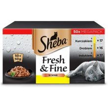 Sheba sachets in sauce poultry flavors - wet...