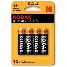 KODAK XTRALIFE alkaline AA battery (4 pack)