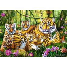 Trefl Puzzle 500 elements - Family of tigers
