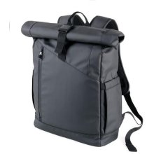 TROIKA Roll Top Rucksack TROIKA BLACK ROLL...