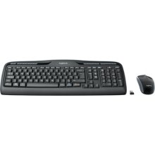 Logitech Wireless Keyboard+Mouse MK330 black...