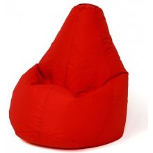 Go Gift Sako bag pouffe Pear red XL 130 x 90...