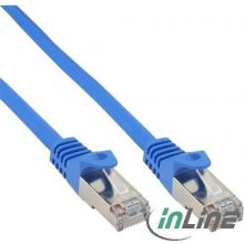 INLINE Patch Cable SF/UTP Cat.5e blue 10m