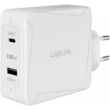 LOGILINK Charger 2-Port USB-A/USB-C 100 W...