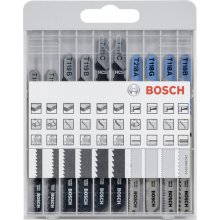 Bosch 10 pcs. Jigsaw Blad Kit basic for...