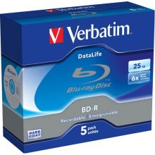 Verbatim 1x5 BD-R Blu-Ray 25GB 6x Speed...