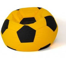 Go Gift Soccer Sako bag pouffe yellow-black...