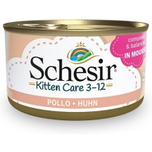 Schesir Kitten Care 3-12 курица влажный корм...