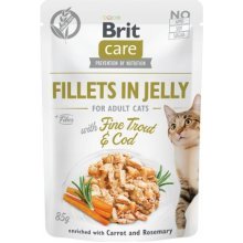 Brit Care Cat Fillets In Jelly Fine Trout &...