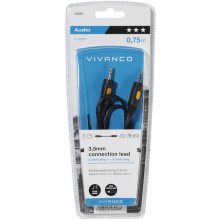 Vivanco cable 3.5mm - 3.5mm 0.75m (46098)