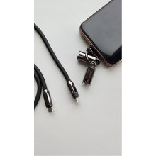 TB USB C 2in1 cable black 1.2 m