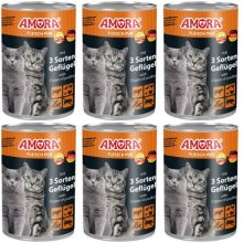 AMORA 3 Sorten Geflügel Kassikonserv...