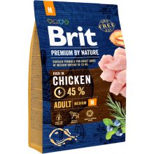 Brit Premium By Nature Adult M - dry dog...