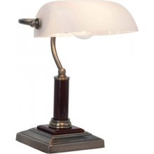 Brilliant Bankir table lamp E27 LED Brass...