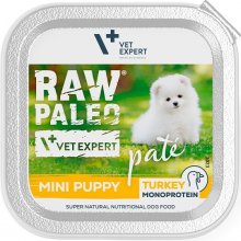 VetExpert RAW PALEO Pate Mini Puppy Turkey -...