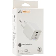 Sbox HC-30 Type-C 30W GAN home charger