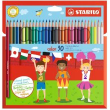 Stabilo Coloring Pencils, Color, 30 colors