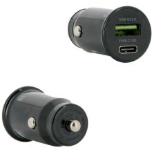 MOBILIS CAR CHARGER 1 USB A / 1 USB C QUICK...