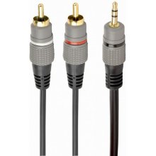 GEMBIRD CABLE AUDIO 3.5MM TO 2RCA 1.5M/GOLD...