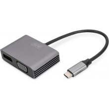DIGITUS USB Type-C™ 4K 2-in-1 DisplayPort +...