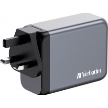 Verbatim GaN charger 200W, 1x USB-A, 3x...