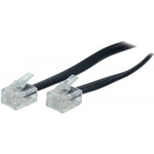S/CONN 70090- telephone cable 10 m Black