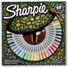 Sharpie Permanent Marker Set - 30 colors Eye