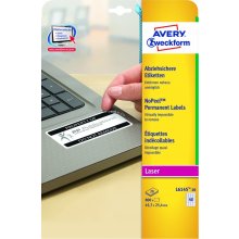 Avery L6145-20 self-adhesive label Rounded...