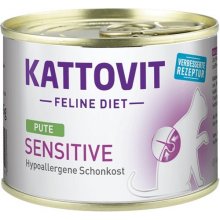 KATTOVIT Sensitive Turkey - wet cat food -...