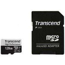 Флешка Transcend 128GB microSD w/ adapter...