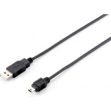Equip Kabel USB-A 2.0 -> mini B St/St 1.80m...