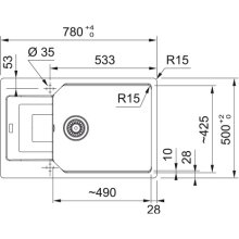 FRANKE UBG 611-78XL, 114.0682.565...