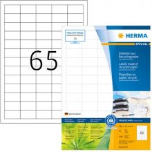Herma Etiketten A4 38,1x21,2 mm Rec.Blauer...