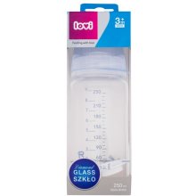 LOVI Baby Shower Glass Bottle 250ml - Blue...
