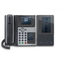 Poly EDGE E450 IP PHONE AND POE-ENABLED