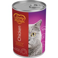Lovely Hunter canned cat food with chicken...