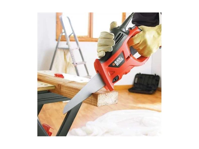 Black & Decker KS880EC Sabre Saw Black,Red