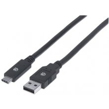 IC INTRACOM Manhattan USB-C to USB-A Cable...