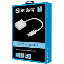 Звуковая карта Sandberg USB-C to Sound Link