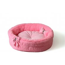 Go Gift Blush pink XL pet bed - 65 x 60 x 18...