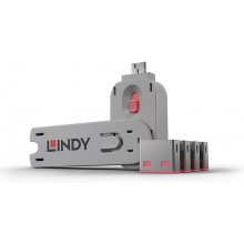 Lindy USB Port Blocker - Pack of 4, Colour...