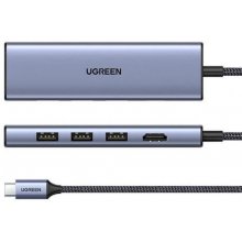 Ugreen 20956A interface hub USB Type-C 5000...