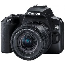 Fotokaamera Canon EOS 250D Kit black + EF-S...