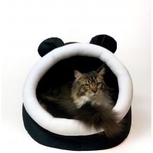 Go Gift cat bed - black and white - 40x45x34...