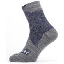 Sealskinz WP AW Ankle Length Sock red/grey M