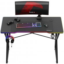 Huzaro Hero 1.7 RGB Black - gaming table