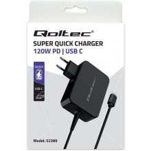 Qoltec Charger PD 120W 5V 28V,3A 4.5A,USB C