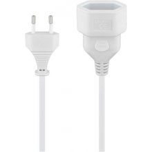 Goobay Extension Lead Europlug, 3 m, White